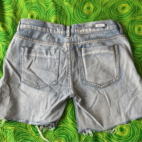 Brandy Melville Ripped Light Blue Jean Shorts - Picture 3 of 4